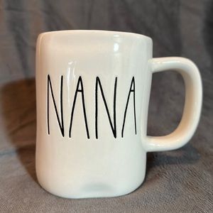Rae Dunn Nana White Ceramic Mug